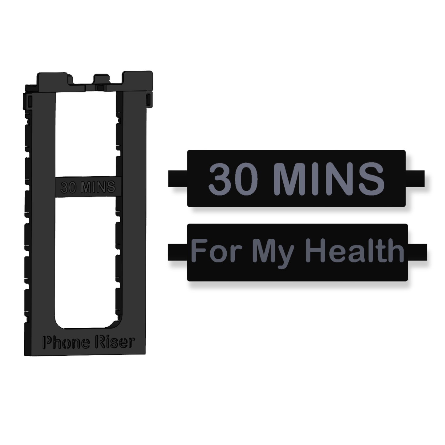 Motivation Phrase Plate for Phone Riser